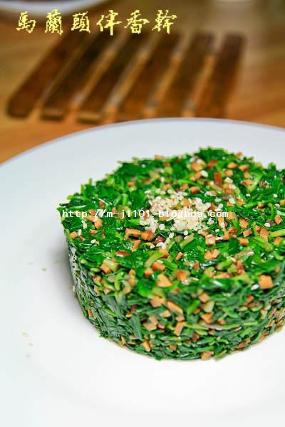 马兰头伴香干的做法（凉拌菜）